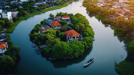 Urban Expansion Gradually Approaching Wetlands