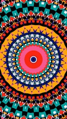 Fototapeta premium mandala motif design, kaleidoscope motif, mandala pattern, kaleidoscope pattern, wallpaper, mandala, kaleidoscope