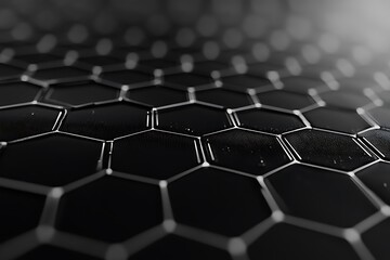 Obraz premium Dynamic hexagonal gridlines representing futuristic data systems