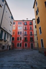Fototapeta premium old houses in the city