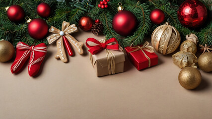 Santa Claus isolated on white background. Christmas ornament wallpaper