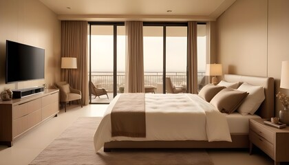 Obraz premium Photo interior modern design room 3d illustration 