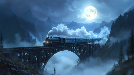 train misty valley