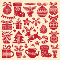 christmas  elements vector 