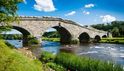 Fototapeta premium old bridge over the river