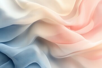 Fototapeta premium calm color palette, subtle layers of beige, pink, and blue in a soothing abstract design evoke a feeling of tranquility