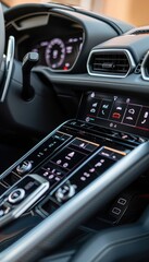 Modern Car Climate Control System for Efficient Multi-Zone Comfort and Digital Displays