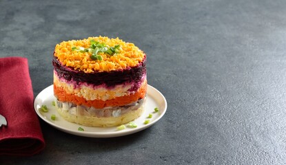Layered shuba salad