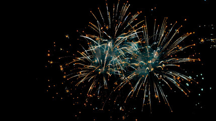 firework in the night