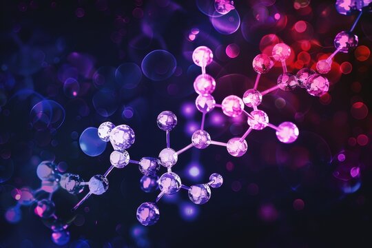 X-ray Diffraction of Pharmaceutical Compound Revealing Molecular Structure in Vibrant Colors