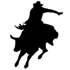 Bull Rider Action Scene
