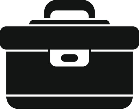 recommend clip art: Black lunchbox icon representing a container for transporting meals, emphasizing freshness and portability
