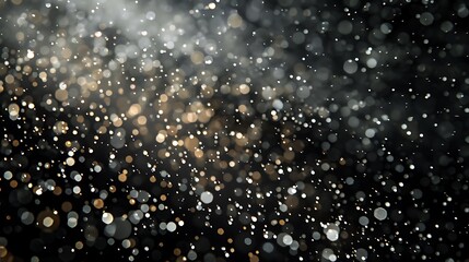 Obraz premium A mesmerizing display of shimmering particles against a dark background, evoking a sense of magic and wonder.
