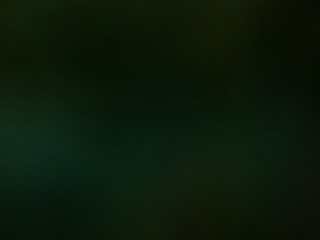 Black and dark green blurred view. Dark, moody blurry background