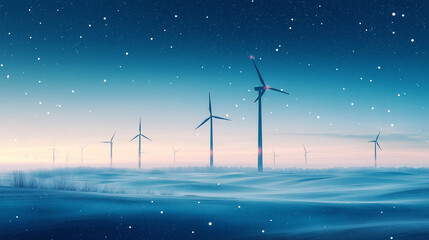 Snowy Wind Farm