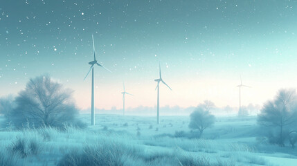 Snowy Wind Farm
