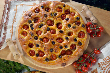 Focaccia pomodorini