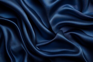 Fototapeta premium Rich indigo background with smooth flowing texture