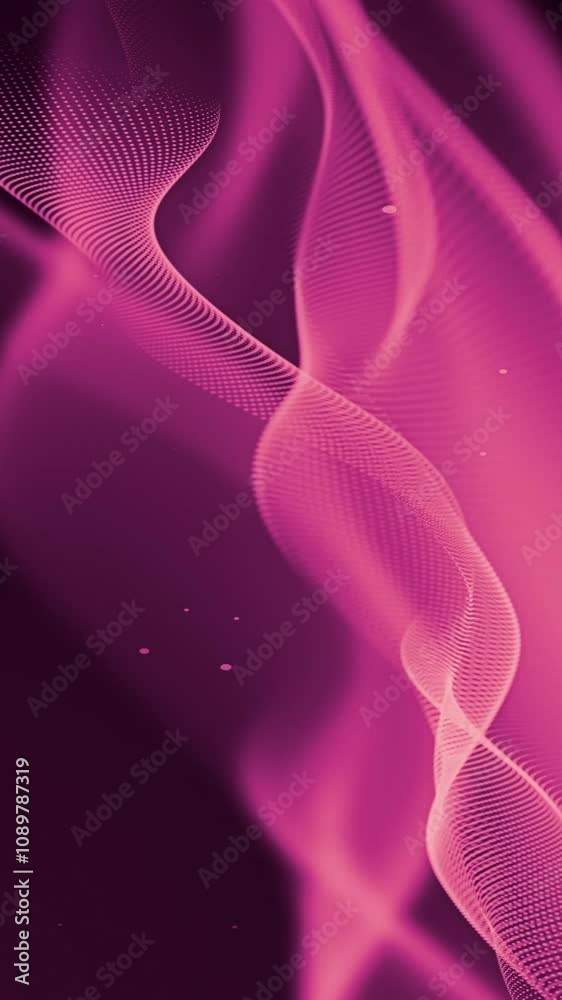 Poster abstract - vertical background animation, digitally generated abstract background animation 4k loop.
