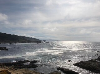 Obraz premium Die Sonnenreflexion am Pazifik