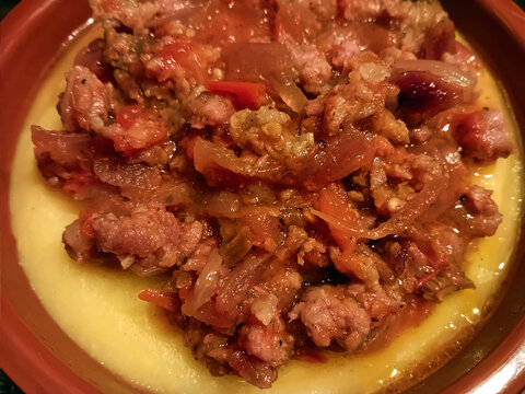 Polenta con nervetti