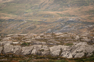 landscape of the mountain hills