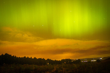 aurora on a sky