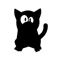 Obraz premium Curious Cats Illustration 