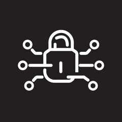 Obraz premium Safety, security, protection thin line icons. For website marketing design, logo, Vector illusstration.