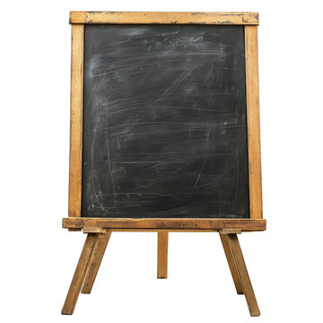 Blank chalkboard ready for lessons and creativity