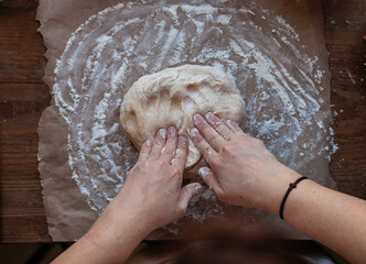 food preparation process of dough