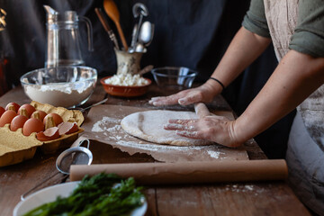 food preparation process of dough