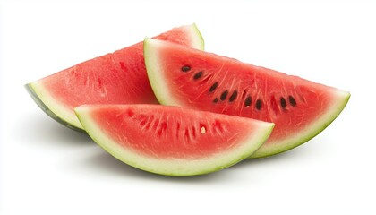 Royalty Free Image Of Watermelon Slices Available For Use Without Restrictions. High Quality Picture Perfect For Any Project Or Design.