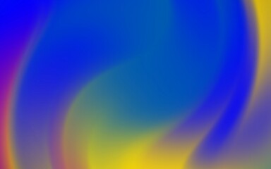 Fototapeta premium Blurred blue yellow and purple gradient background