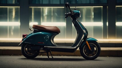 Obraz premium Modern electric scooters transform urban travel with their innovative technology and environmental benefits