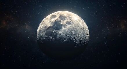 Naklejka premium Moonlit Serenity