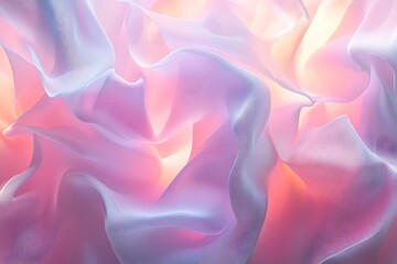Obraz premium Soft glowing gradient shapes in motion