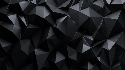 Obraz premium Abstract Black Polygonal Background