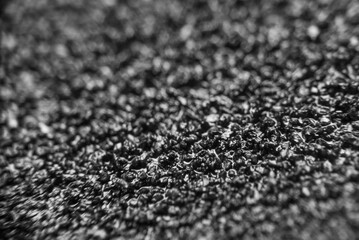 Close-up view of granular surface texture reveals minute details