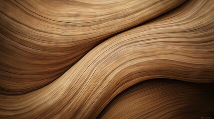 Obraz premium A close-up view of wavy hair with a mix of light brown and blonde hair