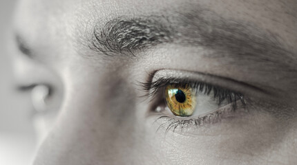 Naklejka premium close up of eye