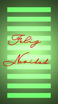 Trazo feliz navidad animaci&oacute;n para invitar o buenos deseos