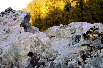 rock in the mountains