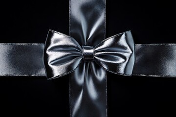 Elegant Satin Bows on Luxurious Gift Wrapping with Golden Accents - Set of 10 Unique Styles