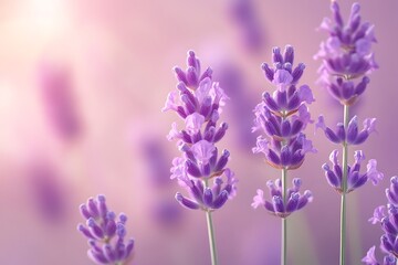 Obraz premium Smooth lavender background with a clean gradient
