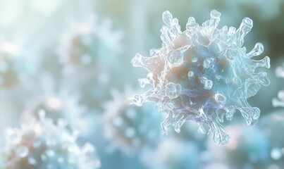 Fototapeta premium A detailed image of white blood cells, highlighted against a clean background, showcasing their role in the immune system