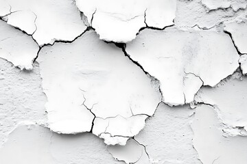 Obraz premium White plaster wall background with natural texture