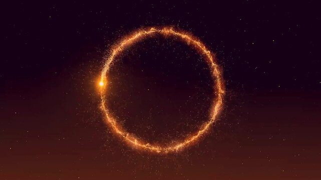  Imploded sun causing black hole astrophysics space phenomena 30 seconds. Seamless animated moving motion wallpaper background backdrop.