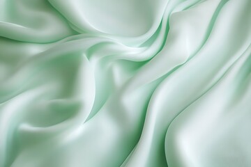 Obraz premium Gentle mint-colored background with smooth gradients
