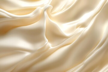 Obraz premium Soft cream gradient background with a subtle shine